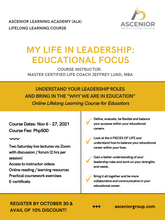 Load image into Gallery viewer, My Life In Leadership: Educational Focus with Jeffrey Lund, MBA