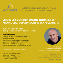Load image into Gallery viewer, Life in Leadership: Online Course for Managers, Supervisors & Team Leaders | Starts June 18