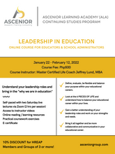Load image into Gallery viewer, Leadership in Education Online Course | Starts Jan. 22