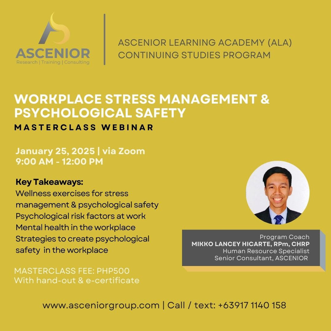 Workplace Psychological Safety | January 25