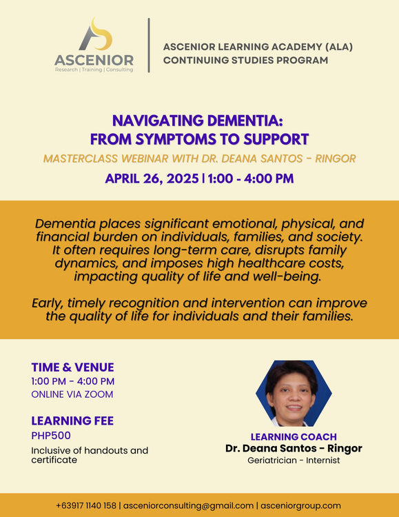 Navigating Dementia: From Symptoms to Support | April 26