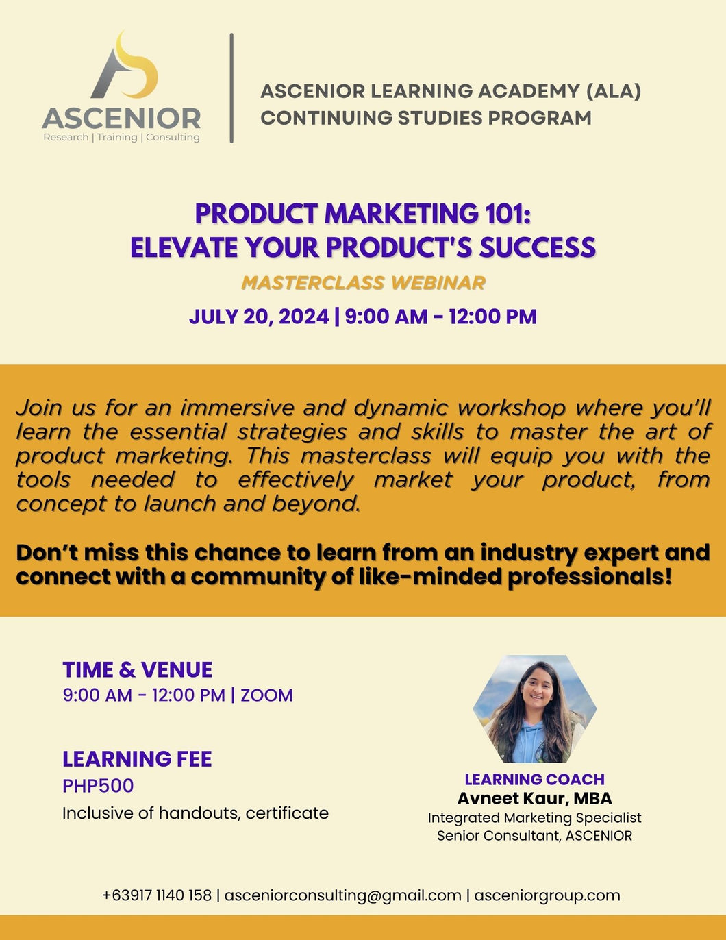 Product Marketing 101: Elevate Your Product's Success  | July 20