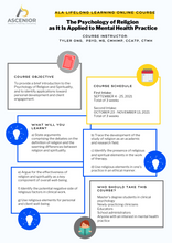 Load image into Gallery viewer, The Psychology of Religion as It Is applied to Mental Health Practice with Dr. Tyler Ong
