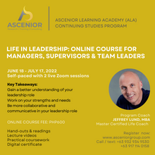 Load image into Gallery viewer, Life in Leadership: Online Course for Managers, Supervisors &amp; Team Leaders | Starts June 18
