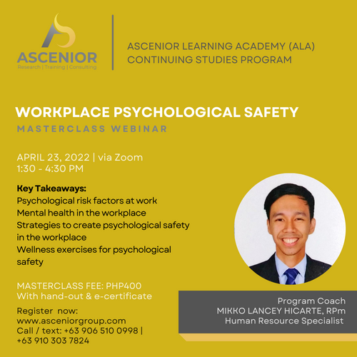 workplace psychological safety