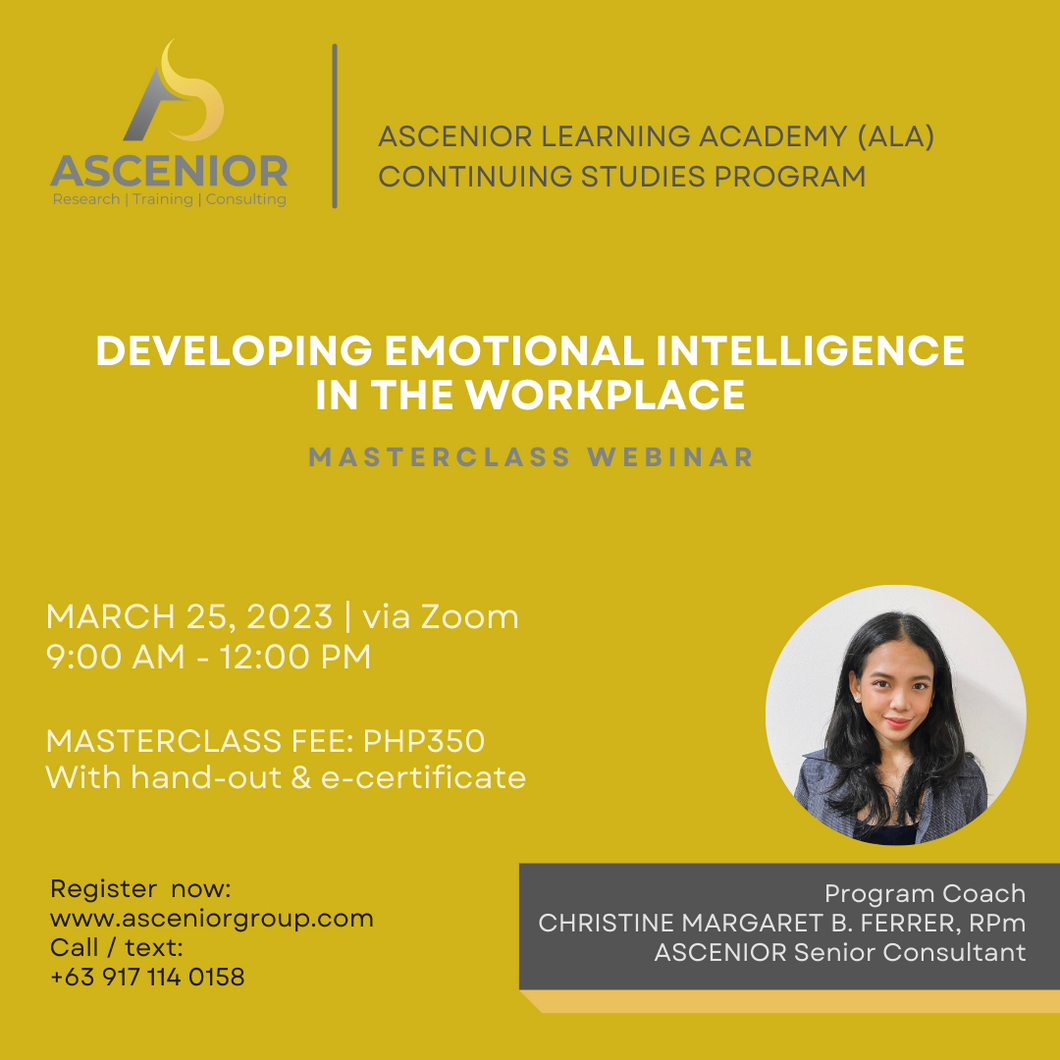 Developing Emotional Intelligence in the Workplace | March 25
