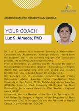 Load image into Gallery viewer, Effective Learning Methods / Strategies Used in Distance Learning with Dr. Luz S. Almeda | September 25, 2021 (9:00 AM - 12 noon PST)

