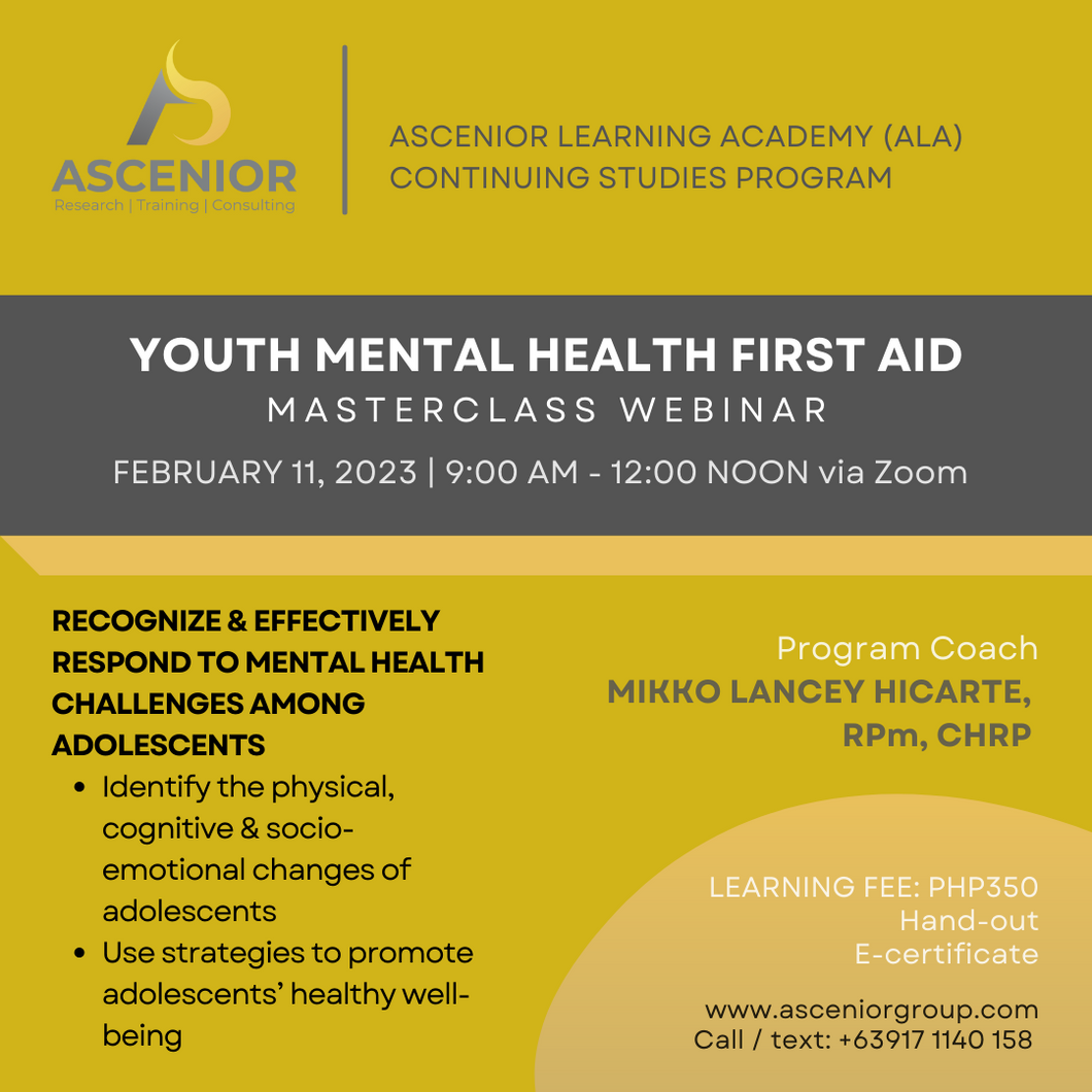Youth Mental Health First Aid | February 11